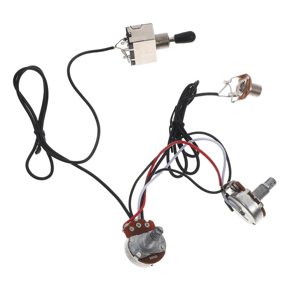 SUPVOX 4pcs Electric Guitar Wiring Harness Kit with Electronics and