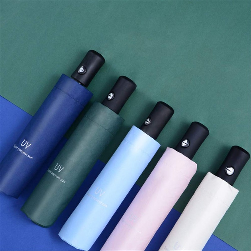 Maibar Sun Umbrella UV Proof UPF 50, Folding Umbrella Travel