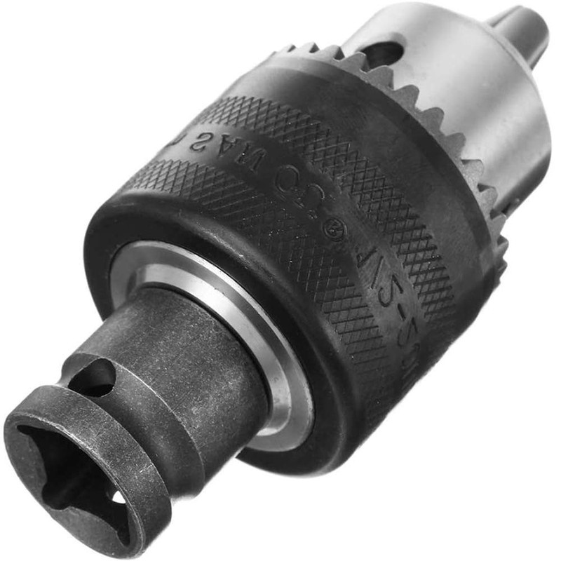 Mesee 1.5-13mm Capacity 1/2-20UNF Mount Drill Chuck with Chuck Key