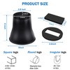 ANNKUT Bed Risers 6 Inch Heavy Duty, Round Furniture Risers