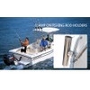 Fishing Rod Holders for Boat, 2 Pack Stainless Steel Rail