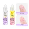 Joyeee Nail Oil Cuticle, 2PCS Roll-On Oil Treatment for Damaged,