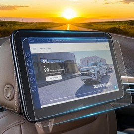 (2Pack) Anti Glare Matte 2026 Chevy Suburban Screen Protector 12.6" Rear Seat Media System for 2025 2026 Chevy Suburban (LS, LT, RST, Z71, Premier, High Country) Dual Entertainment Display Accessories