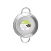 HABI 555 Serving Saucepan 2 handles 22 cm, Aluminium, Silver