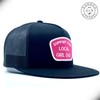 DadBod Apparel DB Support Your Local Girl Dad Hat (Black/Pink