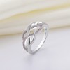 YL Celtic Knot Rings 925 Sterling Silver Twisted Knot Ring