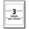 Avery 05440 Removable Multi-Use Labels, 1 1/2 x 3, White,