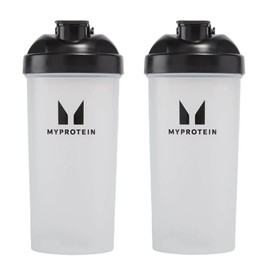 Myprotein shaker pack of 2 600ml bottles, and 2 free impact whey samples included