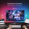 MEETION Wireless Gaming Keyboard, 98-Key Tri-Mode RGB Backlit, White