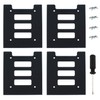 MTQY 4pcs SSD Bracket 2.5 to 3.5 Adapter SSD HDD
