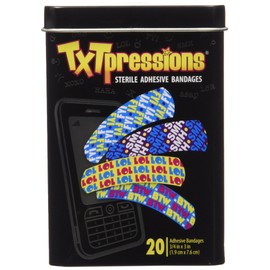 Gotta Bandage TXTpressions 20 Count Abbreviations Badanges