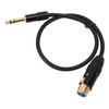 XLR to 6.35mm Cable Female to Male Gold Plated XLR