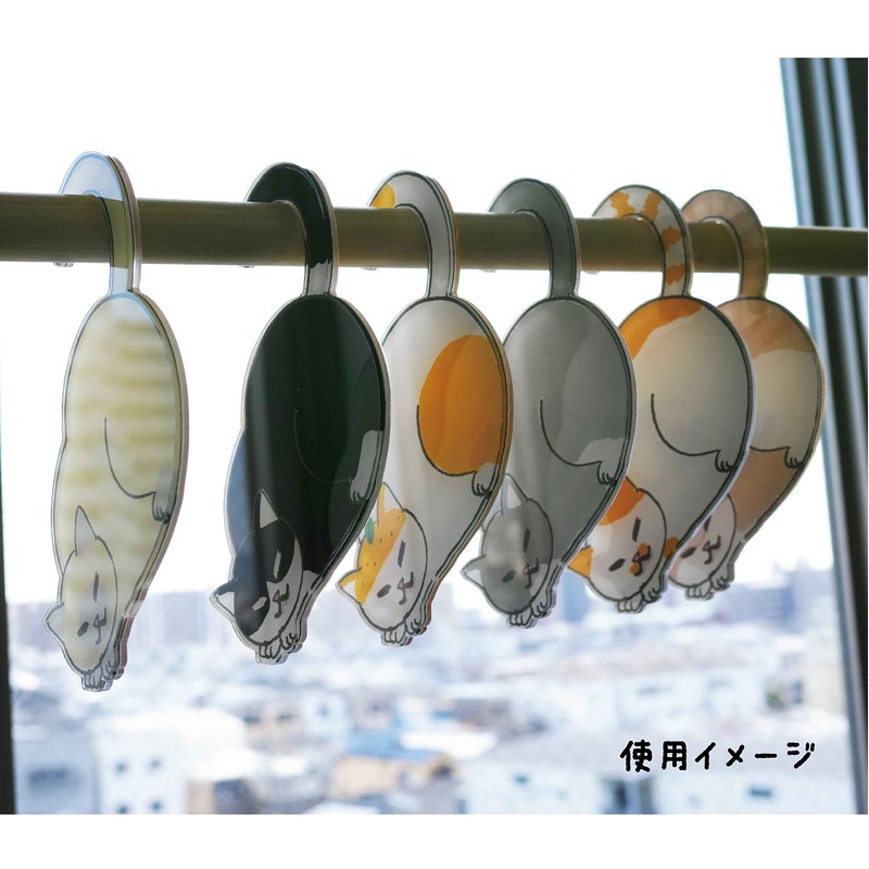Cat Riders Coaster Acrylic Cat Cute Hanging Animal Kitchen Office