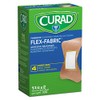 Medline Comfort Cloth Woven Fingertip Bandages, 2" x 1 1/2",
