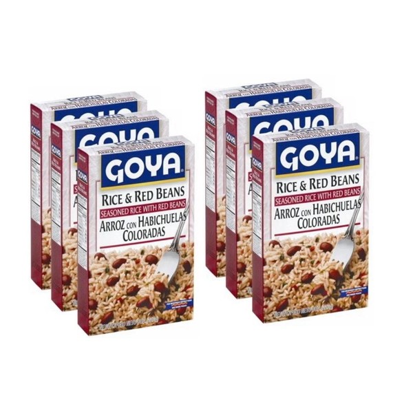 Goya Rice and Red Beans 8 Oz (Pack of 6)