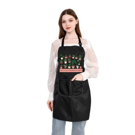 BDPWSS Garden Aprons For Women With Pockets Plant Lover Gift Life Is Full Of Important Choices Gardening Apron For Plant Mom (full choices AP)