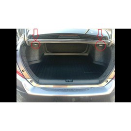 EACCESSORIES EA Trunk Organizer for Honda Civic 2006-2021 – Mesh Car Trunk Organizer – Cargo Net for Coupe, Hatchback – Nylon Mesh Netting – Compatible with Honda Civic 2006-2021
