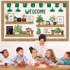 Welcome Bulletin Board Coffee Greenery Bulletin Board Set Coffee Cup