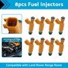 MAX COOL 8PCS Fuel Injectors Replacement Suitable for Land Rover