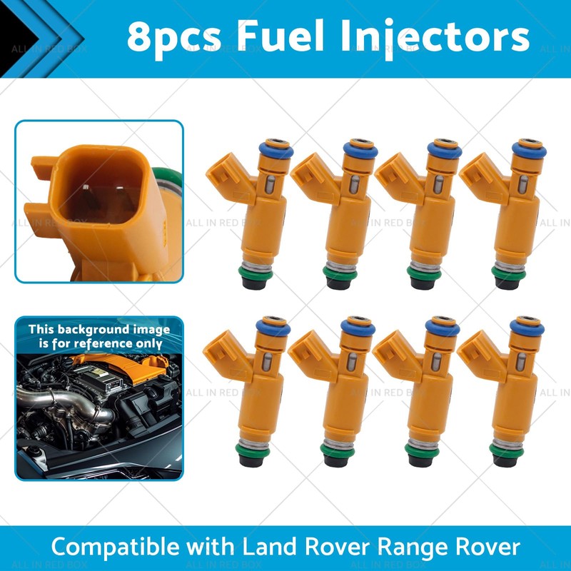 MAX COOL 8PCS Fuel Injectors Replacement Suitable for Land Rover
