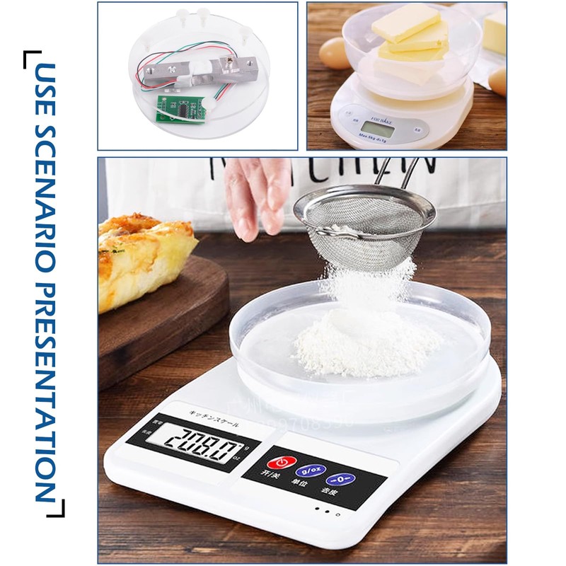Geekstory 10kg Digital Load Cell Weight Sensor HX711 AD Converter