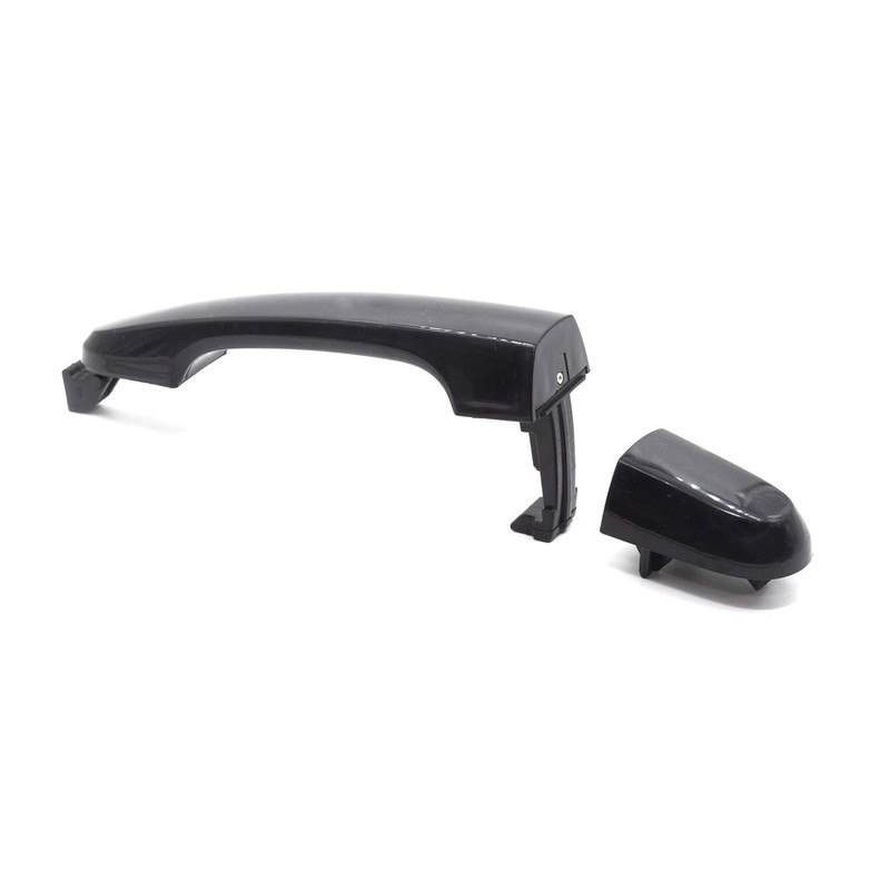 8Pcs Front Rear Left Right Exterior Black Door Handle Set