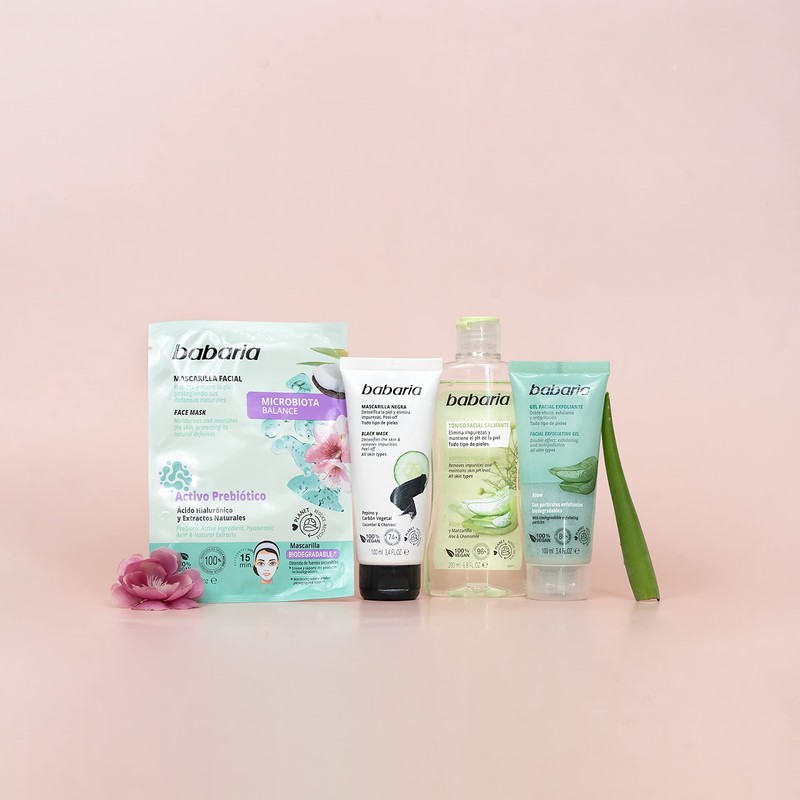 BABARIA Gel Facial Exfoliant Aloe 100 ml