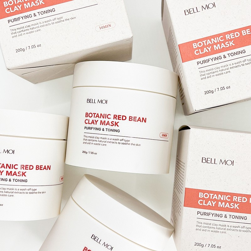 Belmoy Botanic Red Bean Clay Mask 200g / 벨모이 보타닉