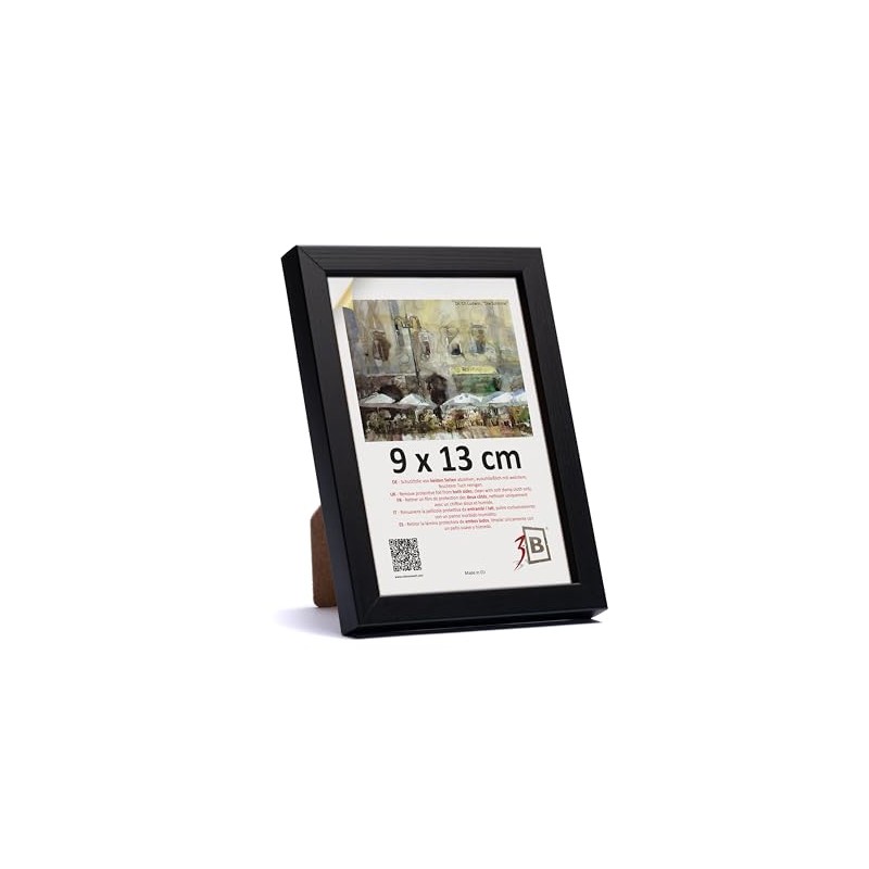 3-B LUND Picture Frame Black 9 x 13 cm Wooden