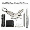 Bald Eagle Bottle Opener Keychain, Pocket EDC Beer Opener