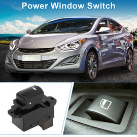 A ABSOPRO Power Window Switch for Hyundai Elantra 2008 2011 2018 Window Control Switch ABS Black Rear Left Right Side