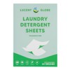 Lucent Globe Sensitive Fragrance Free Laundry Detergent Sheets, 64 Washes,