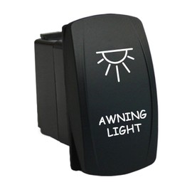 12V 20A / 24V 10A ON-Off Rocker Switch Awning Light 6B42W Universal fits Toyota Nissan Holden Mitsubishi Ford Amarok etc. Dual LED in White