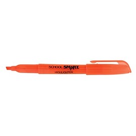 School Smart Non Toxic Chisel Tip Highlighters - Pack of 12 - Orange