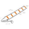 QWORK Bed Ladder with 6 Foam Handles - 2.45 m
