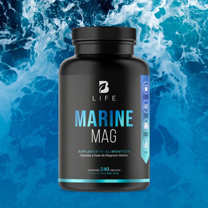 Magnesio Marino 240 Cápsulas 100 Natural Life