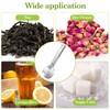 Tea Bag Squeezer Tongs Stainless Steel Spoon for Bags Silver