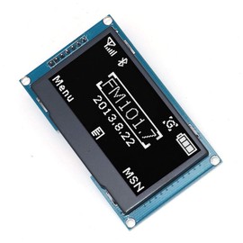 DollaTek 2.42 Inch 128X64 OLED Display Module IIC I2C - Serial Peripheral Device for UNO R3 - White Writing