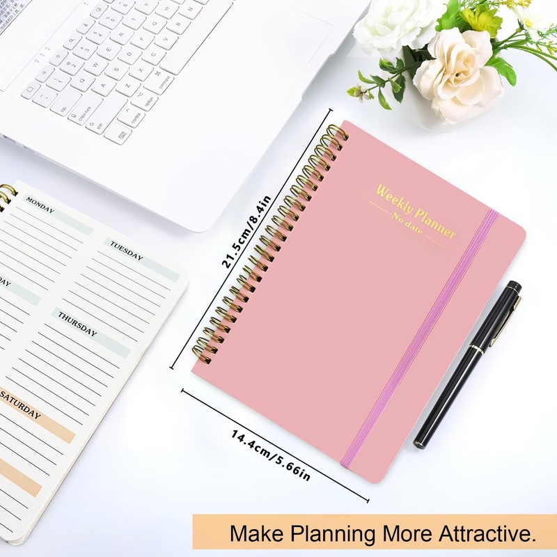 Weekly Planner To Do List Notebook A5 Daily Planners Undated