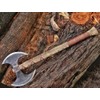 WARIVO KNIFE Custom Handmade Hand-Forged Carbon Steel Hunting Axe Viking