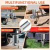 JUGGHOME Trailer Hitch Coupler Channel,5-Position Adjustable Lunette Ring or C