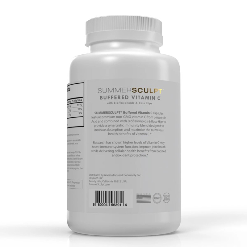SummerSculpt VITAMIN C 1000MG ROSE HIPS CITRUS BIOFLAVONOIDS IMMUNE SUPPORT