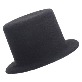 WHAMVOX Mini Hat Hats Small Hat Mini Formal Hat Tiny Hat DIY Tops Hat Doll Hat Accessories Cloth Black