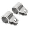 2PCS Bimini Top Jaw Slides 316 Stainless Steel Removable Hinged