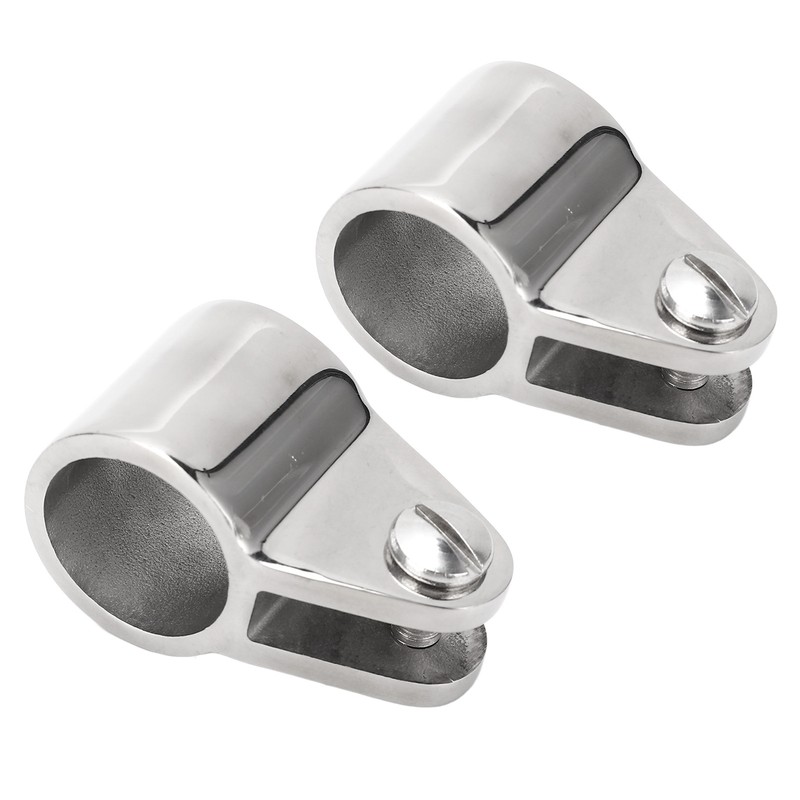 2PCS Bimini Top Jaw Slides 316 Stainless Steel Removable Hinged