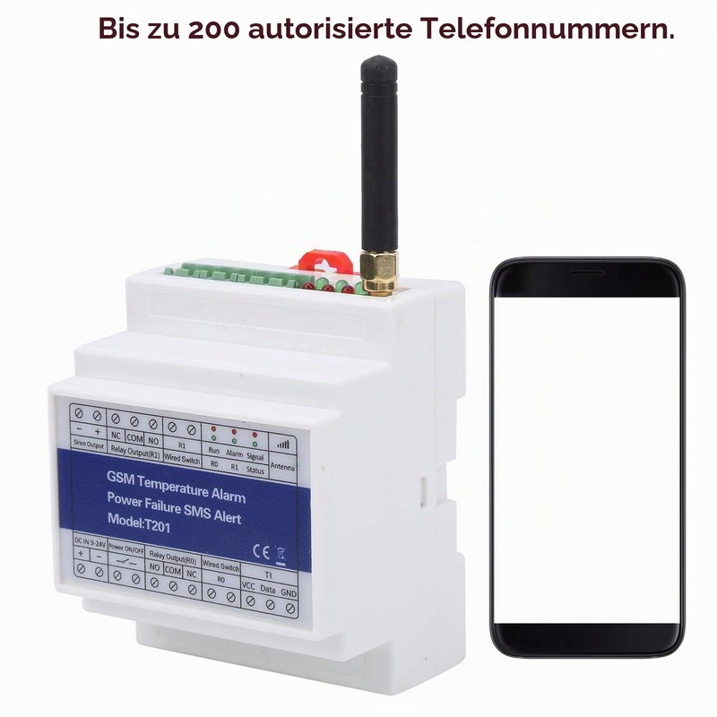 GSM Temperature Alarm for Home - Power Failure Alarm with