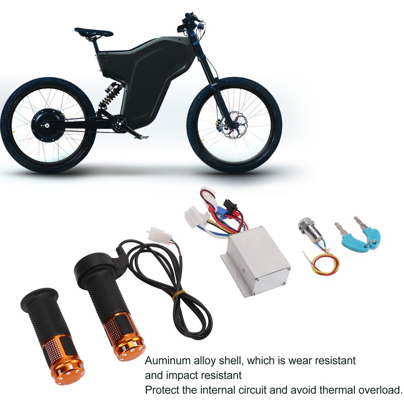 24V 250W Brushed Motor Speed Controller Throttle Grip Power Lock