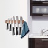 hecef 6 Inch (15 cm) Magnetic Knife Strip, Acacia Wood