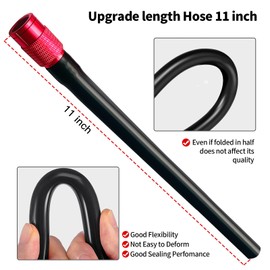 Vehicle EVAP Smoke Machine Service Port Adapter Kit | Leak Detection Connector with Valve Removal Tool