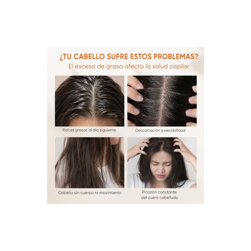 QUARXERY Champú Control de Aceite y Anticaspa Sauvage Freedom Shampoo